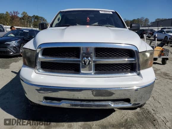 2010 Dodge 1500 ST with VIN 1D7RB1GP7AS154484, listed as a Copart auction lot 77488534 with 159,969 mi miles and Salvage title. Bid and sale history available at DreamBid. Image 5.