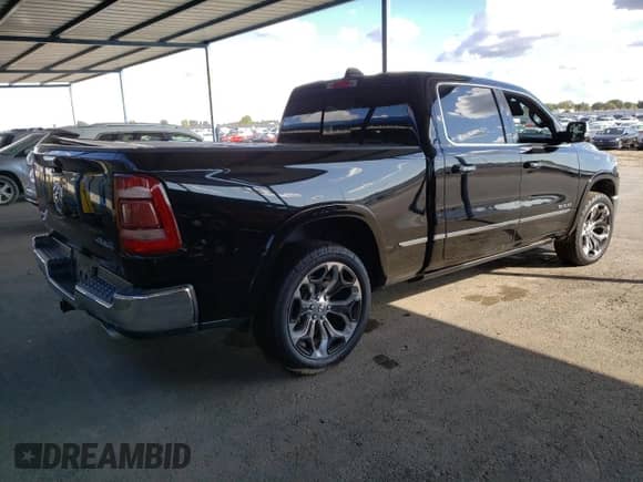 2019 Ram 1500 Limited с VIN 1C6SRFPT3KN550694, выставлен на аукционе Copart как лот 82262745 с пробегом 56 557 миль миль и Списание • Salvage title. История ставок и продаж доступна на DreamBid. Изображение 3.