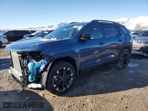 ✅ 2025 Chevrolet Equinox AWD RS • VIN: 3GNAXTEG8SL126756 • Lot: 49444955. Listed on Copart with 181 mi. Free auction sales archive from the USA and detailed vehicle history report at DreamBid. Image 1.