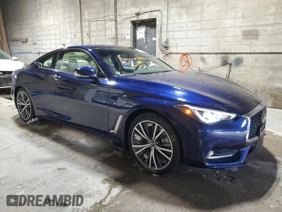 ✅ 2021 Infiniti Q60 Luxe • VIN: JN1EV7KL4MM470721 • Lot: 46048405. Listed on Copart with 17,525 mi. Free auction sales archive from the USA and detailed vehicle history report at DreamBid. Image 4.