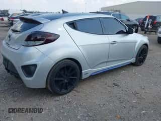 2015 Hyundai Veloster Turbo R-Spec with VIN KMHTC6AE0FU225114, listed as a IAAI auction lot 43236842 with 144,138 mi miles and . Bid and sale history available at DreamBid. Image 4.