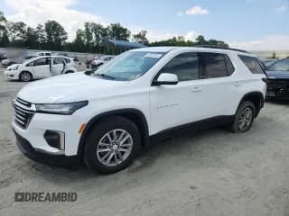✅ 2022 Chevrolet Traverse LT Cloth • VIN: 1GNEVGKW0NJ151186 • Lot: 63807535. Wystawiony na Copart z przebiegiem 92 668 mil. Bezpłatny archiwum sprzedaży aukcyjnych z USA i szczegółowy raport historii pojazdu na DreamBid. Zdjęcie 1.