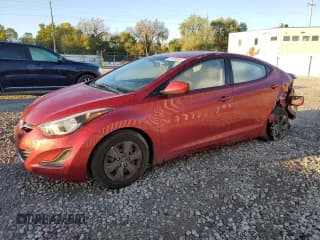 ✅ 2016 Hyundai Elantra SE • VIN: 5NPDH4AE3GH732566 • Lot: 81978665. Listed on Copart with 86,425 mi. Free auction sales archive from the USA and detailed vehicle history report at DreamBid. Image 1.