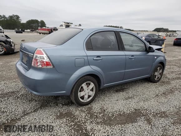 ✅ 2007 Chevrolet Aveo LS • VIN: KL1TD56607B126715 • Lot: 85206134. Wystawiony na Copart z przebiegiem 85 420 mil. Bezpłatny archiwum sprzedaży aukcyjnych z USA i szczegółowy raport historii pojazdu na DreamBid. Zdjęcie 3.