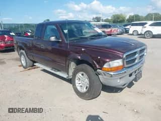 2004 Dodge Dakota SLT with VIN 1D7HG42N34S608867, listed as a IAAI auction lot 43287759 with 49,092 mi miles and . Bid and sale history available at DreamBid. Image 1.