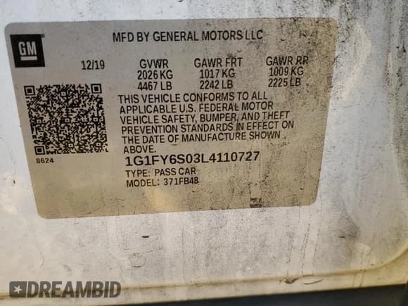 ✅ 2020 Chevrolet Bolt EV LT • VIN: 1G1FY6S03L4110727 • Lot: 84706244. Wystawiony na Copart z przebiegiem 67 453 mil. Bezpłatny archiwum sprzedaży aukcyjnych z USA i szczegółowy raport historii pojazdu na DreamBid. Zdjęcie 14.