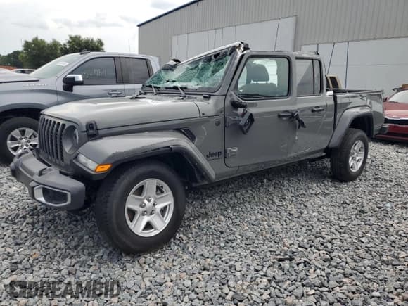 ✅ 2023 Jeep Gladiator Sport S • VIN: 1C6HJTAG9PL506729 • Lot: 58372235. Listed on Copart with 52,633 mi. Free auction sales archive from the USA and detailed vehicle history report at DreamBid. Image 1.