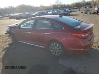 2016 Hyundai Sonata Limited z VIN 5NPE34AF1GH426848, wystawiony jako Copart lot #89906735 z przebiegiem 137 642 mil mil oraz Szkoda całkowita • Salvage title. Historia ofert i sprzedaży dostępna na DreamBid. Obrazek 2.