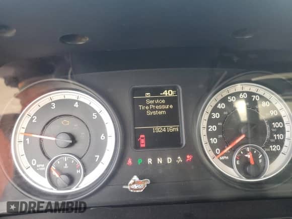 2013 Ram 1500 Express z VIN 3C6JR6AT0DG505311, wystawiony jako Copart lot #65784145 z przebiegiem 192 416 mil mil oraz Szkoda całkowita • Salvage title. Historia ofert i sprzedaży dostępna na DreamBid. Obrazek 9.