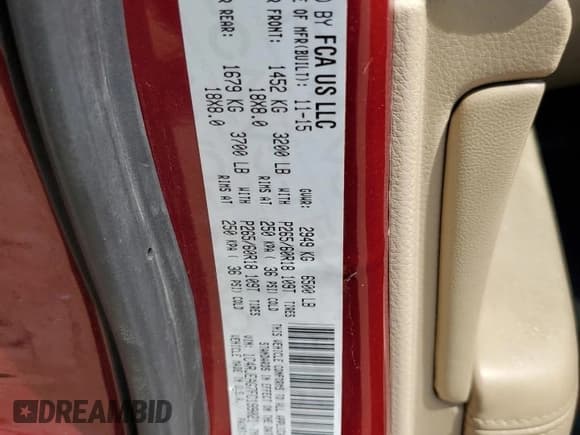 ✅ 2015 Jeep Grand Cherokee Laredo • VIN: 1C4RJEAG7FC199021 • Лот: 71320215. Опубликован ранее на Copart с пробегом Не указан. Бесплатный доступ к архиву аукционных продаж из США и подробный отчёт об истории автомобиля на DreamBid. Изображение 13.