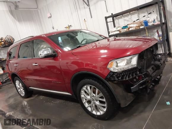 ✅ 2014 Dodge Durango Citadel • VIN: 1C4RDJEG4EC502605 • Lot: 42152879. Listed on IAAI with 141,900 mi. Free auction sales archive from the USA and detailed vehicle history report at DreamBid. Image 14.