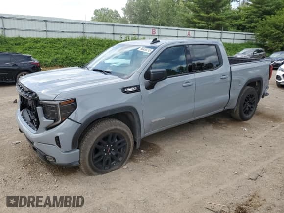 ✅ 2024 GMC Sierra 1500 Elevation • VIN: 1GTPUJEK2RZ406776 • Лот: 65436215. Опубликован ранее на Copart с пробегом 11 598 миль. Бесплатный доступ к архиву аукционных продаж из США и подробный отчёт об истории автомобиля на DreamBid. Изображение 1.