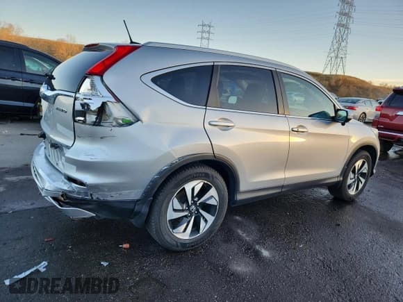 ✅ 2016 Honda CR-V Touring • VIN: 5J6RM4H95GL030832 • Lot: 90509415. Listed on Copart with 161,435 mi. Free auction sales archive from the USA and detailed vehicle history report at DreamBid. Image 3.