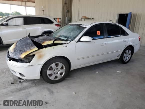 2009 Hyundai Sonata GLS with VIN 5NPET46C99H515696, listed as a Copart auction lot 55814054 with Not provided miles and Salvage title. Bid and sale history available at DreamBid. Image 1.