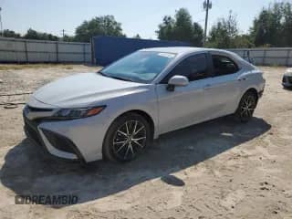 2023 Toyota Camry SE Nightshade с VIN 4T1T11AK2PU175980, выставлен на аукционе Copart как лот 81013745 с пробегом 22 900 миль миль и Списание • Salvage title. История ставок и продаж доступна на DreamBid. Изображение 1.