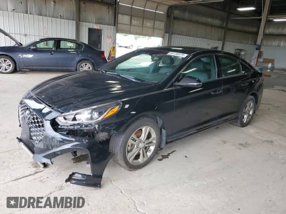 2019 Hyundai Sonata SEL with VIN 5NPE34AF0KH821337, listed as a Copart auction lot 66136975 with 54,548 mi miles and Salvage title. Bid and sale history available at DreamBid. Image 1.