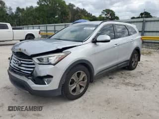 2014 Hyundai Santa Fe GLS z VIN KM8SN4HF8EU051459, wystawiony jako Copart lot #90305015 z przebiegiem 178 052 mil mil oraz Szkoda całkowita • Salvage title. Historia ofert i sprzedaży dostępna na DreamBid. Obrazek 1.