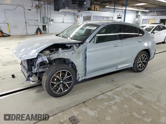 ✅ 2023 BMW X4 M40i • VIN: 5UX43DT04P9R28281 • Lot: 69969365. Listed on Copart with Not provided. Free auction sales archive from the USA and detailed vehicle history report at DreamBid. Image 1.