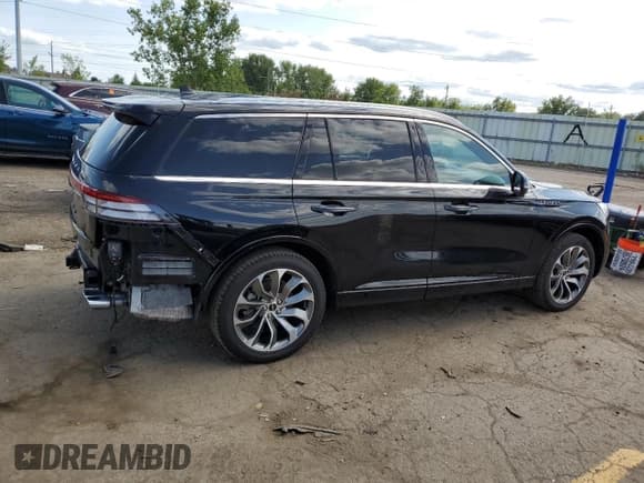 ✅ 2023 Lincoln Aviator Grand Touring • VIN: 5LMYJ8XY2PNL02860 • Lot: 67925464. Listed on Copart with 9,683 mi. Free auction sales archive from the USA and detailed vehicle history report at DreamBid. Image 3.