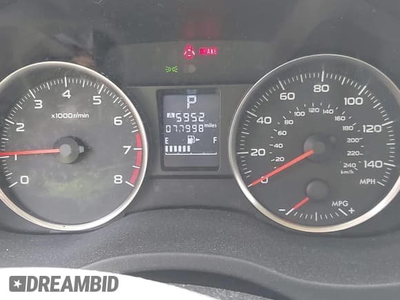 ✅ 2016 Subaru Impreza Premium • VIN: JF1GPAB64G8246620 • Lot: 43429375. Listed on IAAI with 77,998 mi. Free auction sales archive from the USA and detailed vehicle history report at DreamBid. Image 7.