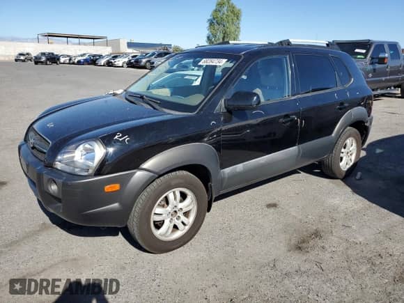 2007 Hyundai Tucson SE with VIN KM8JN12D87U634120, listed as a Copart auction lot 68284734 with 141,429 mi miles and Salvage title. Bid and sale history available at DreamBid. Image 1.