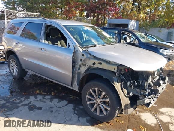 ✅ 2020 Dodge Durango SXT Plus • VIN: 1C4RDJAG4LC187677 • Lot: 43566200. Listed on IAAI with 141,768 mi. Free auction sales archive from the USA and detailed vehicle history report at DreamBid. Image 1.