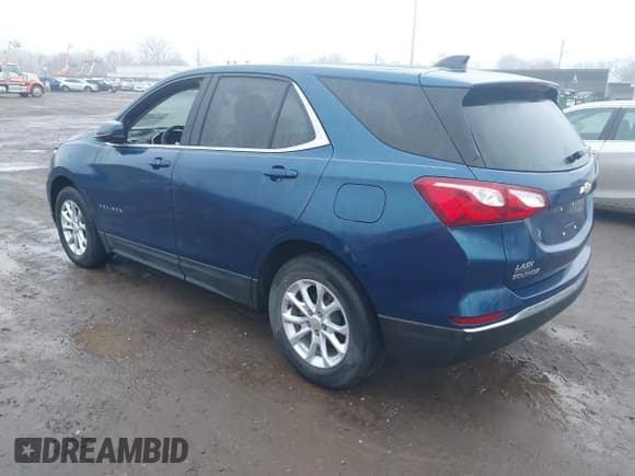 ✅ 2020 Chevrolet Equinox LT • VIN: 3GNAXJEV4LL281423 • Lot: 43740626. Listed on IAAI with 54,576 mi. Free auction sales archive from the USA and detailed vehicle history report at DreamBid. Image 3.