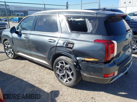 ✅ 2022 Hyundai Palisade Calligraphy • VIN: KM8R74HE4NU367604 • Лот: 43627785. Опубликован ранее на IAAI с пробегом 86 762 миль. Бесплатный доступ к архиву аукционных продаж из США и подробный отчёт об истории автомобиля на DreamBid. Изображение 3.