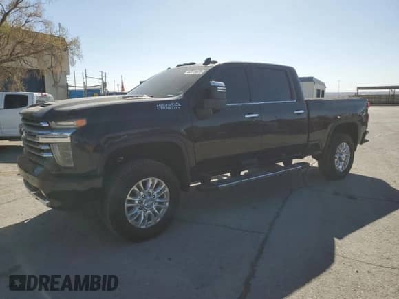 2020 Chevrolet Silverado 3500HD High Country z VIN 1GC4YVEYXLF105443, wystawiony jako Copart lot #52015675 z przebiegiem 73 070 mil mil oraz Szkoda całkowita • Salvage title. Historia ofert i sprzedaży dostępna na DreamBid. Obrazek 1.