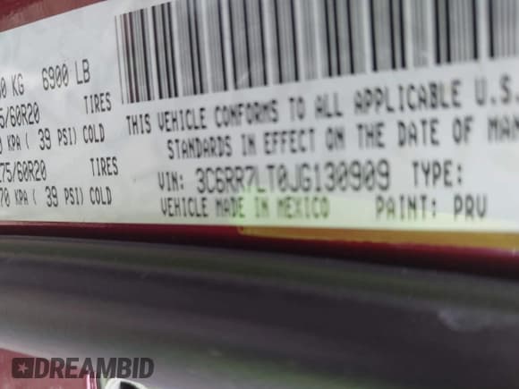 ✅ 2018 Ram 1500 Big Horn • VIN: 3C6RR7LT0JG130909 • Lot: 42958129. Wystawiony na IAAI z przebiegiem 161 032 mil. Bezpłatny archiwum sprzedaży aukcyjnych z USA i szczegółowy raport historii pojazdu na DreamBid. Zdjęcie 9.