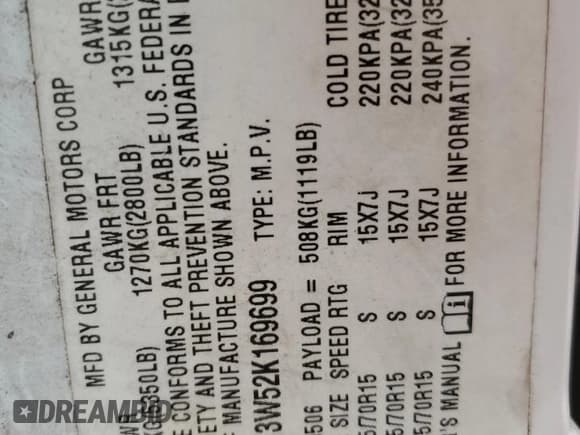 ✅ 2002 Chevrolet Blazer LS • VIN: 1GNDT13W52K169699 • Lot: 45846975. Wystawiony na Copart z przebiegiem 292 270 mil. Bezpłatny archiwum sprzedaży aukcyjnych z USA i szczegółowy raport historii pojazdu na DreamBid. Zdjęcie 15.