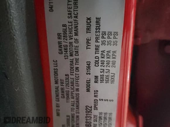 ✅ 2011 Chevrolet Colorado 1LT • VIN: 1GCDSCF99B8131922 • Лот: 43598055. Опубликован ранее на Copart с пробегом 169 888 миль. Бесплатный доступ к архиву аукционных продаж из США и подробный отчёт об истории автомобиля на DreamBid. Изображение 12.