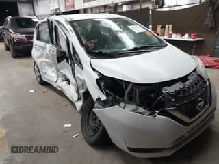 ✅ 2017 Nissan Note SV • VIN: 3N1CE2CP5HL370817 • Lot: 43781956. Listed on IAAI with 126,276 mi. Free auction sales archive from the USA and detailed vehicle history report at DreamBid. Image 1.