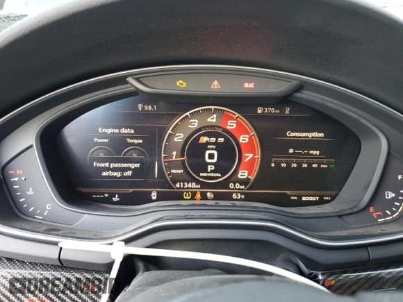 ✅ 2019 Audi RS 5 • VIN: WUAPWAF53KA903815 • Lot: 87297115. Listed on Copart with 41,348 mi. Free auction sales archive from the USA and detailed vehicle history report at DreamBid. Image 9.