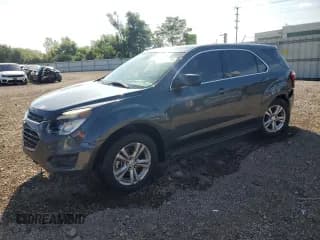 ✅ 2017 Chevrolet Equinox LS • VIN: 2GNALBEK6H1581562 • Лот: 71275835. Опубликован ранее на Copart с пробегом 123 424 миль. Бесплатный доступ к архиву аукционных продаж из США и подробный отчёт об истории автомобиля на DreamBid. Изображение 1.