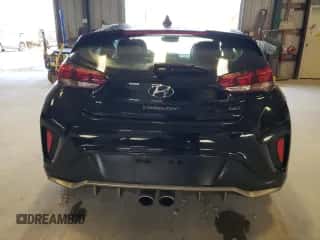 2019 Hyundai Veloster Turbo R-Spec with VIN KMHTH6AB5KU003511, listed as a Copart auction lot 65793704 with 61,504 mi miles and Salvage title. Bid and sale history available at DreamBid. Image 6.