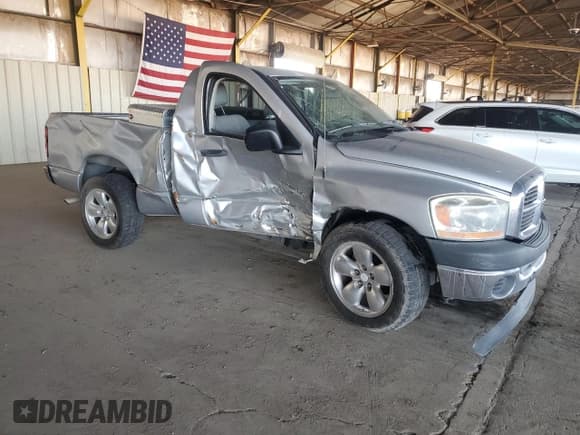 ✅ 2006 Dodge 1500 ST • VIN: 1D7HA16N66J210667 • Лот: 91297535. Опубликован ранее на Copart с пробегом 156 156 миль. Бесплатный доступ к архиву аукционных продаж из США и подробный отчёт об истории автомобиля на DreamBid. Изображение 4.