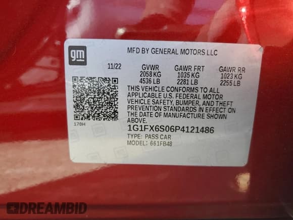 ✅ 2023 Chevrolet Bolt EV 2LT • VIN: 1G1FX6S06P4121486 • Lot: 71131834. Wystawiony na Copart z przebiegiem 12 404 mil. Bezpłatny archiwum sprzedaży aukcyjnych z USA i szczegółowy raport historii pojazdu na DreamBid. Zdjęcie 12.