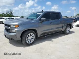 ✅ 2022 Chevrolet Silverado 1500 Custom • VIN: 3GCPYBEK9NG150768 • Lot: 61643675. Wystawiony na Copart z przebiegiem 37 574 mil. Bezpłatny archiwum sprzedaży aukcyjnych z USA i szczegółowy raport historii pojazdu na DreamBid. Zdjęcie 1.