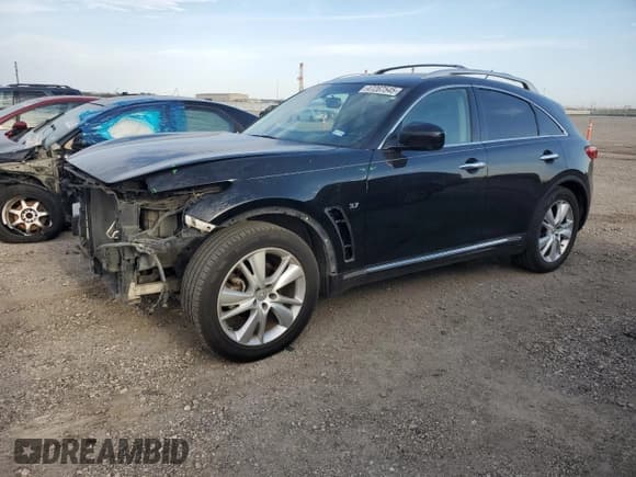 ✅ 2015 Infiniti QX70 • VIN: JN8CS1MUXFM381307 • Lot: 47267545. Listed on Copart with 171,240 mi. Free auction sales archive from the USA and detailed vehicle history report at DreamBid. Image 1.