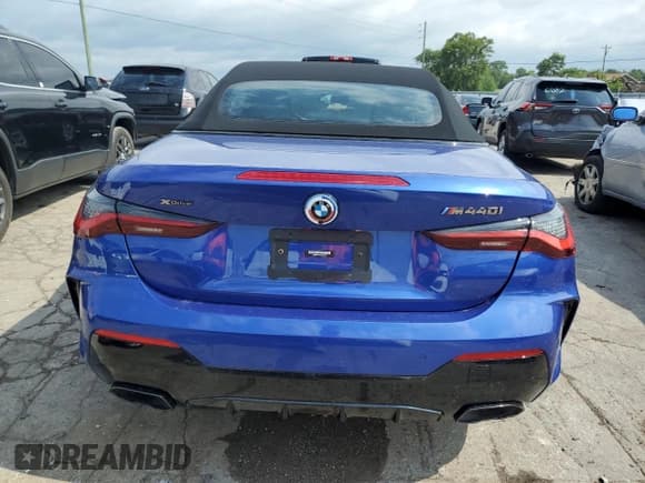 ✅ 2023 BMW 4 Series M440i xDrive • VIN: WBA63AT03PCM23132 • Lot: 60886203. Listed on Copart with 1,340 mi. Free auction sales archive from the USA and detailed vehicle history report at DreamBid. Image 6.