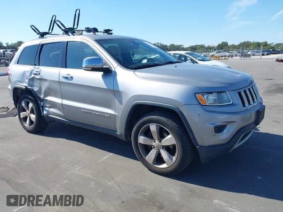 ✅ 2014 Jeep Grand Cherokee Limited • VIN: 1C4RJFBG6EC247059 • Lot: 43774137. Wystawiony na IAAI z przebiegiem 142 738 mil. Bezpłatny archiwum sprzedaży aukcyjnych z USA i szczegółowy raport historii pojazdu na DreamBid. Zdjęcie 1.