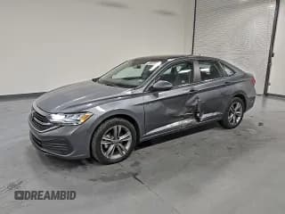 ✅ 2024 Volkswagen Jetta SE • VIN: 3VW7M7BU7RM025528 • Lot: 95124705. Listed on Copart with 40,676 mi. Free auction sales archive from the USA and detailed vehicle history report at DreamBid. Image 1.