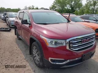✅ 2019 GMC Acadia SLE • VIN: 1GKKNLLS2KZ127568 • Lot: 42370592. Listed on IAAI with 131,328 mi. Free auction sales archive from the USA and detailed vehicle history report at DreamBid. Image 1.