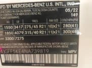 ✅ 2022 Mercedes-Benz GLS 450 • VIN: 4JGFF5KE4NA739819 • Lot: 43345255. Listed on IAAI with 43,933 mi. Free auction sales archive from the USA and detailed vehicle history report at DreamBid. Image 9.