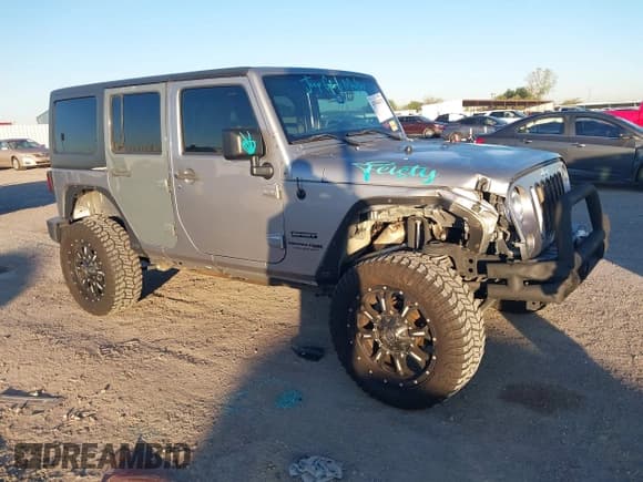 ✅ 2018 Jeep Wrangler Unlimited Sport S • VIN: 1C4BJWDG9JL883063 • Lot: 43544475. Listed on IAAI with 145,849 mi. Free auction sales archive from the USA and detailed vehicle history report at DreamBid. Image 1.