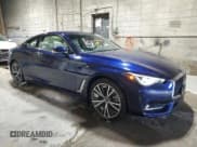 ✅ 2021 Infiniti Q60 Luxe • VIN: JN1EV7KL4MM470721 • Lot: 46048405. Listed on Copart with 17,525 mi. Free auction sales archive from the USA and detailed vehicle history report at DreamBid. Image 4.