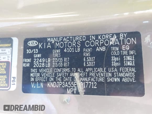 ✅ 2014 Kia Soul + • VIN: KNDJP3A55E7017712 • Lot: 43596234. Wystawiony na IAAI z przebiegiem 178 399 mil. Bezpłatny archiwum sprzedaży aukcyjnych z USA i szczegółowy raport historii pojazdu na DreamBid. Zdjęcie 9.