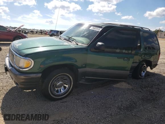 ✅ 2000 Mercury Mountaineer • VIN: 4M2ZU66P1YUJ05468 • Lot: 75682513. Listed on Copart with 211,748 mi. Free auction sales archive from the USA and detailed vehicle history report at DreamBid. Image 1.