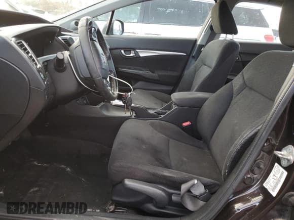 ✅ 2013 Honda Civic LX • VIN: 2HGFB2F52DH003813 • Lot: 91225725. Listed on Copart with 263,794 mi. Free auction sales archive from the USA and detailed vehicle history report at DreamBid. Image 7.